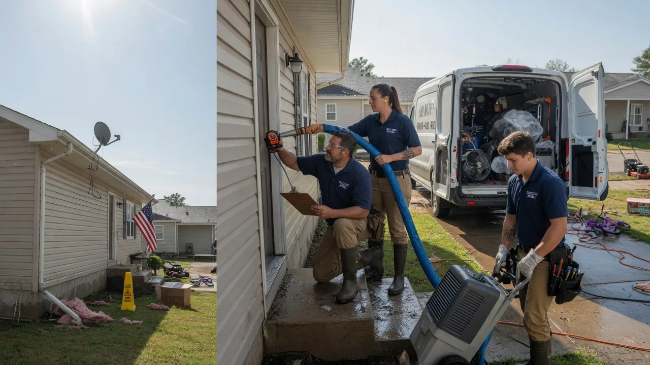 Ceiling Water Damage Restoration in Box Springs, GA near me